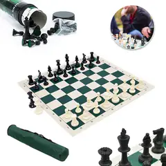 CINDISAMI - Set Ajedrez Escolar Profesional Plegable Juegos De Mesa