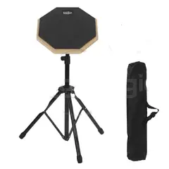 GENERICO - Pad De Práctica Bateria Con Atril Y Bolso