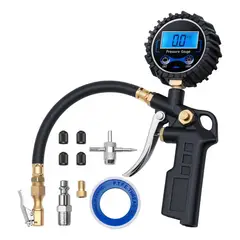 KUANGYE - Pistola Para Inflar Y Calibrar Neumáticos Manómetro