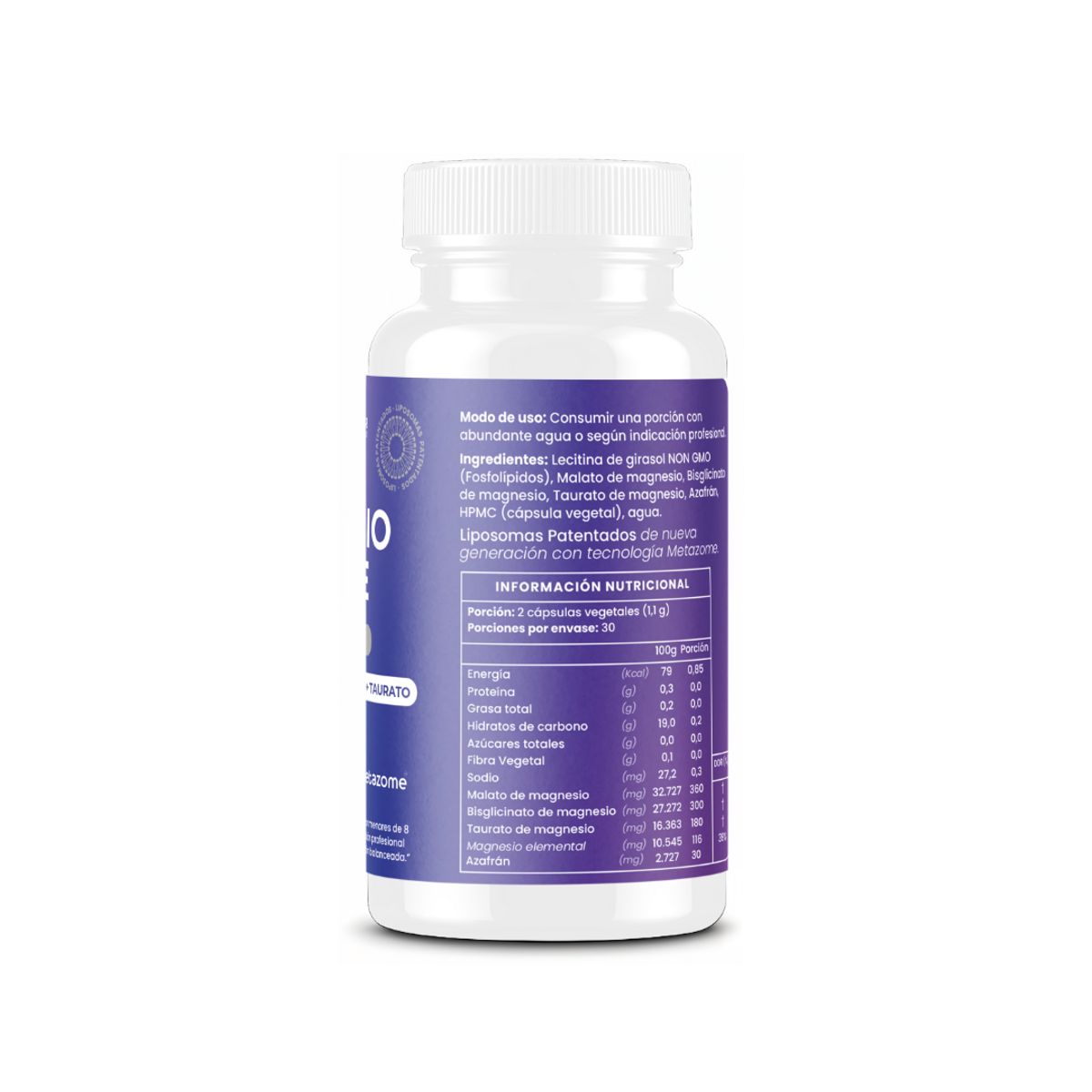 ORTOMOLECULAR - Ultra Magnesio Triple Liposomal 60 Capsulas Ortomolecular