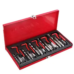 GENERICO - Kit 131 Insertos Helicoil Reparacion Hilos Dañados