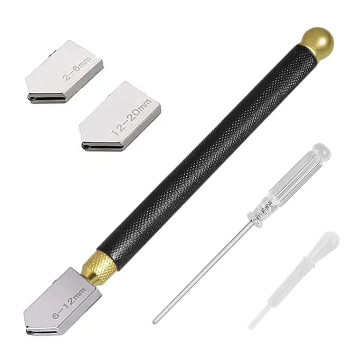 GENERICO - Diamante Corta Vidrio 7 Pulgadas 175mm Con Pipeta