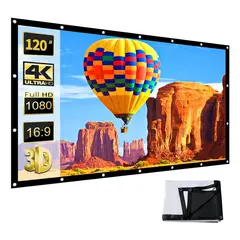 GENERICO - 120 Pulgadas Pantallas De Proyección 169 4k Hd