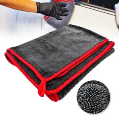 CINDISAMI - Toalla Microfibra Auto 70x90cm 600 Gsm Gris De Dos Caras