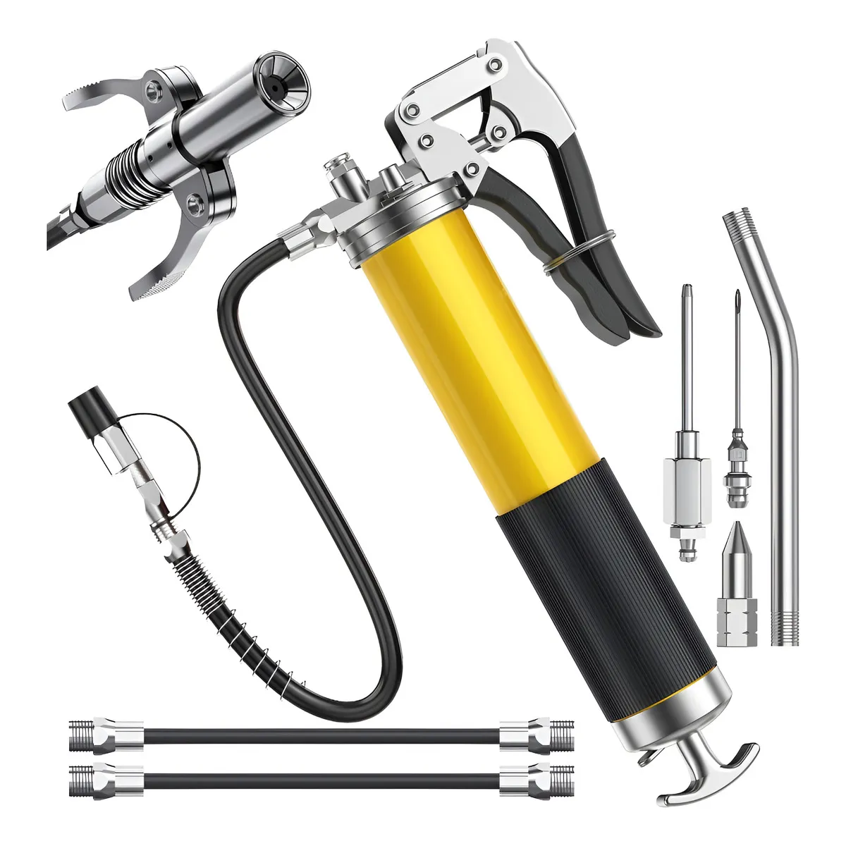 QUICK - Kit Pistola De Engras Manual Inyector Engrasadora Industrial