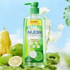 AILEDA - Lavaloza Liquido 1 Ltr Lavaloza Concentrado Antigrasa Modelo Clásico Limón