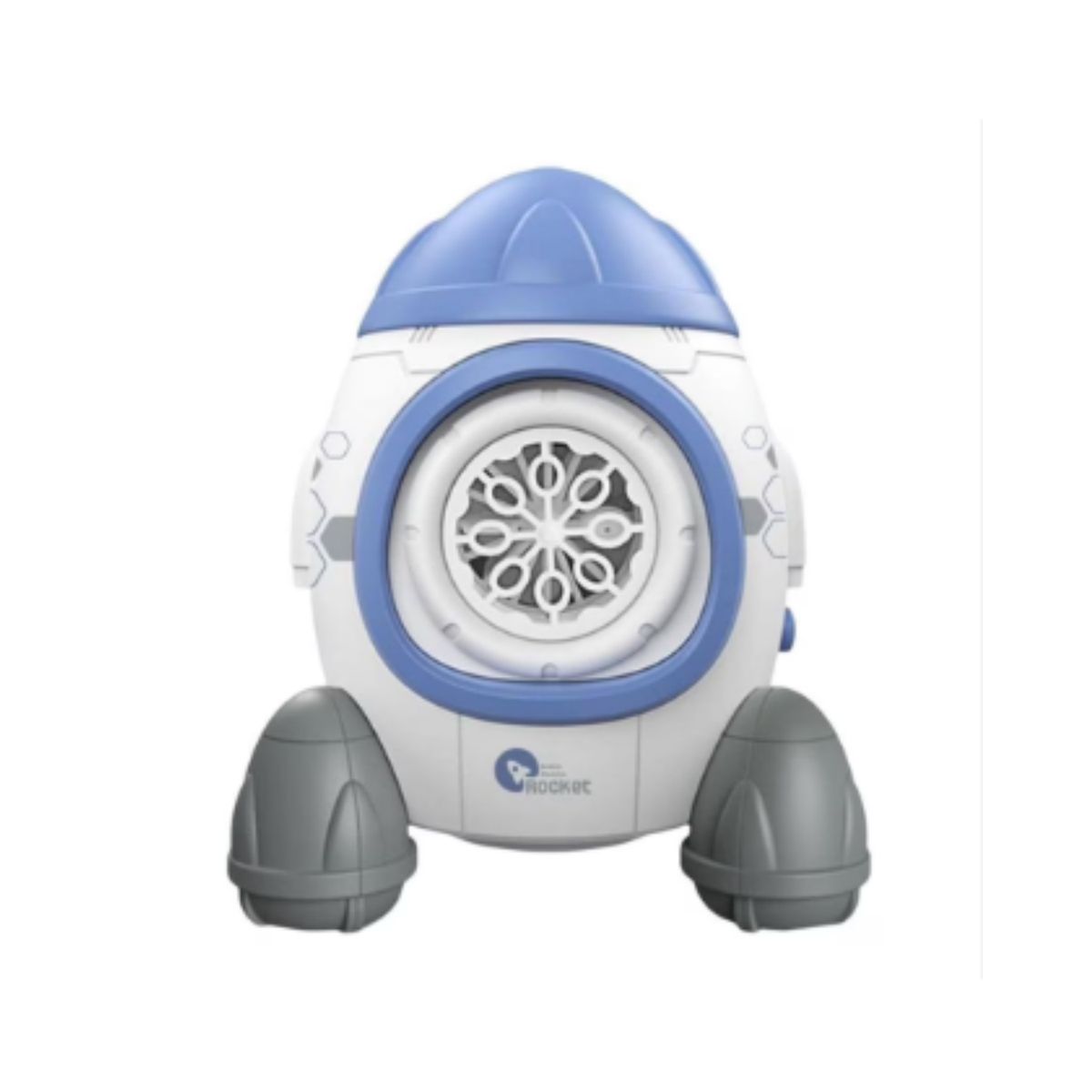 GENERICO - Maquina Soplador De Burbujas Forma De Cohete Infantil Niños Azul