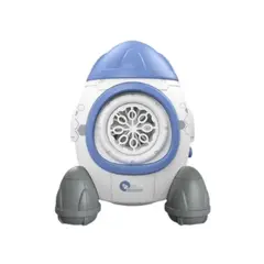 GENERICO - Maquina Soplador De Burbujas Forma De Cohete Infantil Niños Azul
