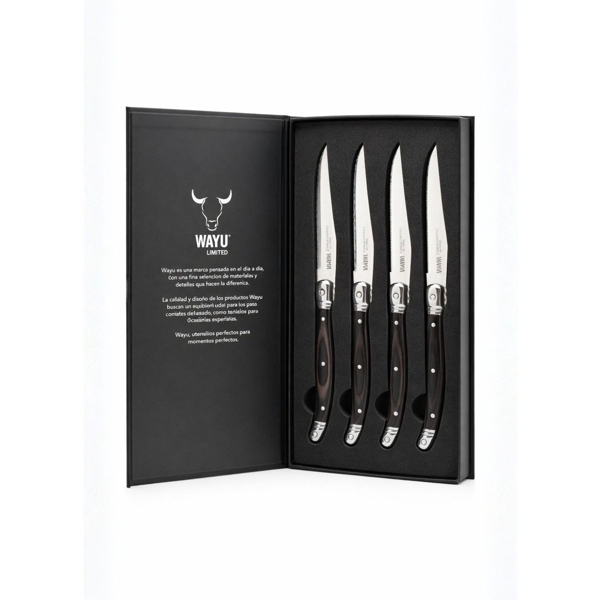 WAYU - Set 4 Cuchillos Black Mesa Wayu Limited Color Negro