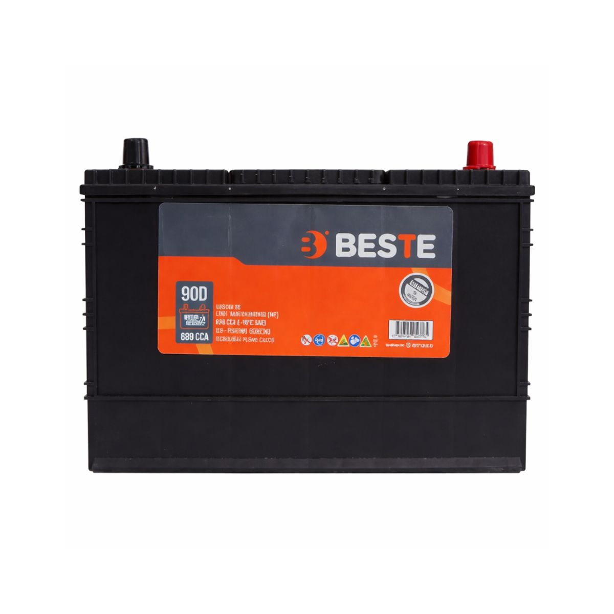 BESTE - Bateria de Automovil 95D31R 90 Ah 630CCA