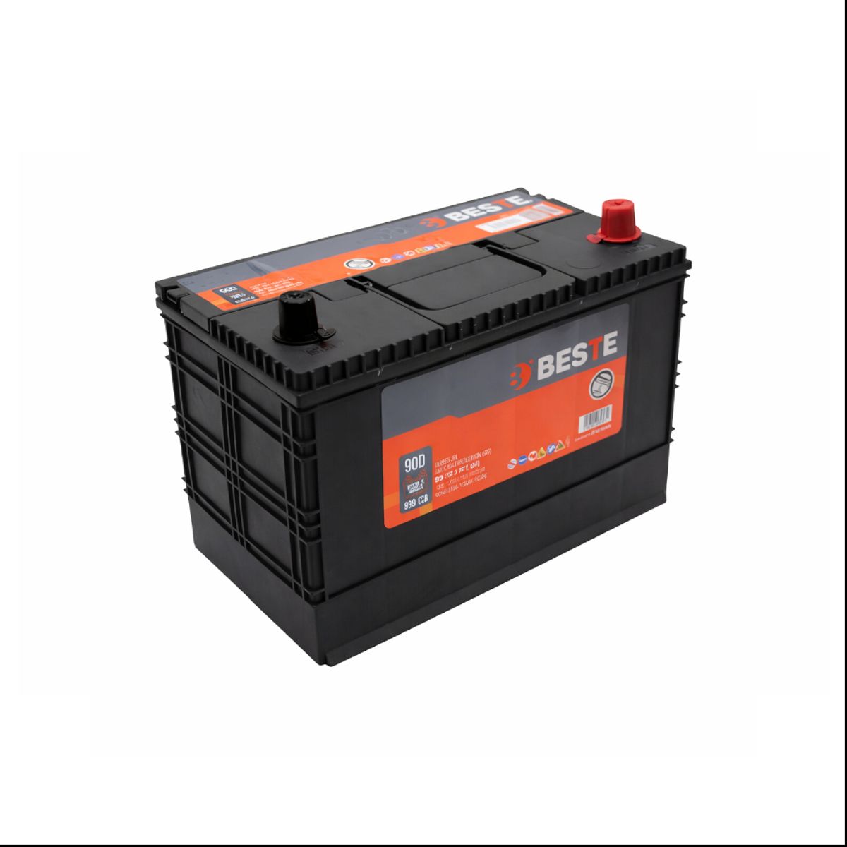 BESTE - Bateria de Automovil 95D31R 90 Ah 630CCA