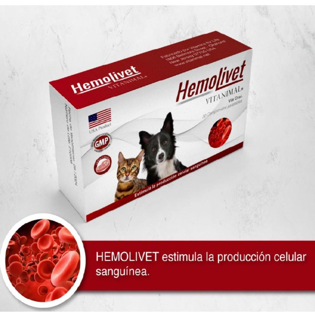 GENERICO - Hemolivet 10 Comprimidos Suplemento Nutricional