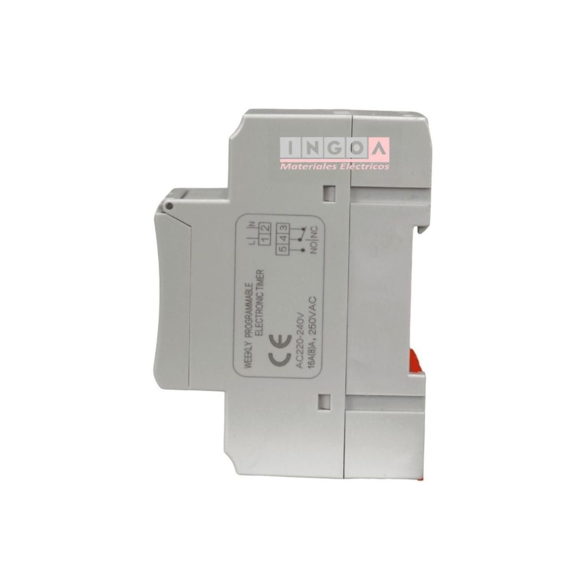 LEXO - Timer Interruptor Digital 15A 220V Reserva de Func. de 150 Hrs - Lexo.