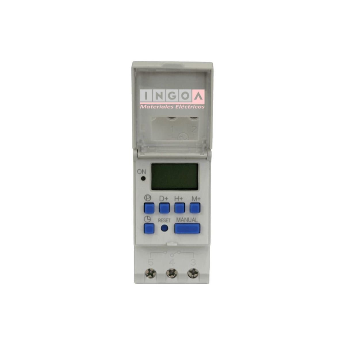 LEXO - Timer Interruptor Digital 15A 220V Reserva de Func. de 150 Hrs - Lexo.