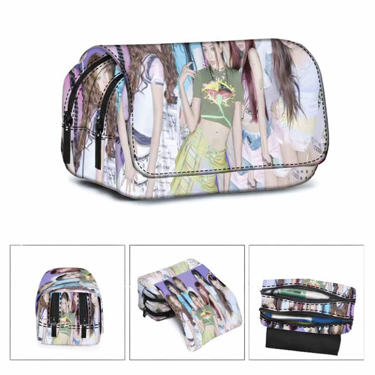 GENERICO - Estuche Escolar Twice 3 Compartimientos Kpop This Is For