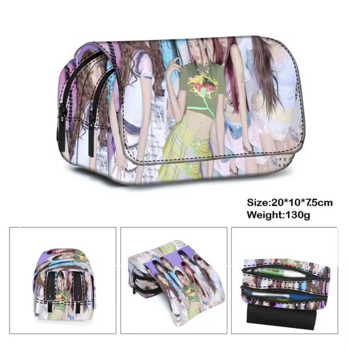 GENERICO - Estuche Escolar Twice 3 Compartimientos Kpop This Is For