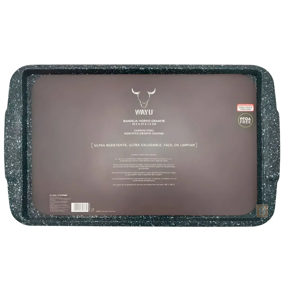 WAYU - Bandeja de Horno Antiadherente Granito Wayu 43 cm - SC