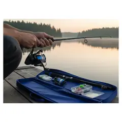 EKOL TACTICA MILITAR - Set Pesca Caña De Pescar Telescópica Mosquero Carrete Pesca