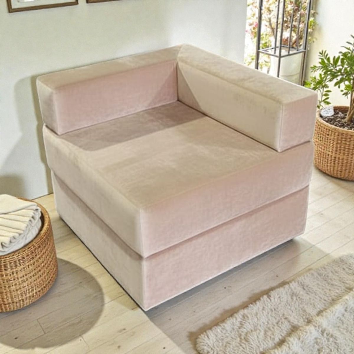 DISEÑOS VALESTRINI - SOFA CAMA ARKOS UN CUERPO EN FELPA
