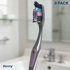 ZENTY - Pack 8 un. Cepillo de Dientes CrossClean Soft