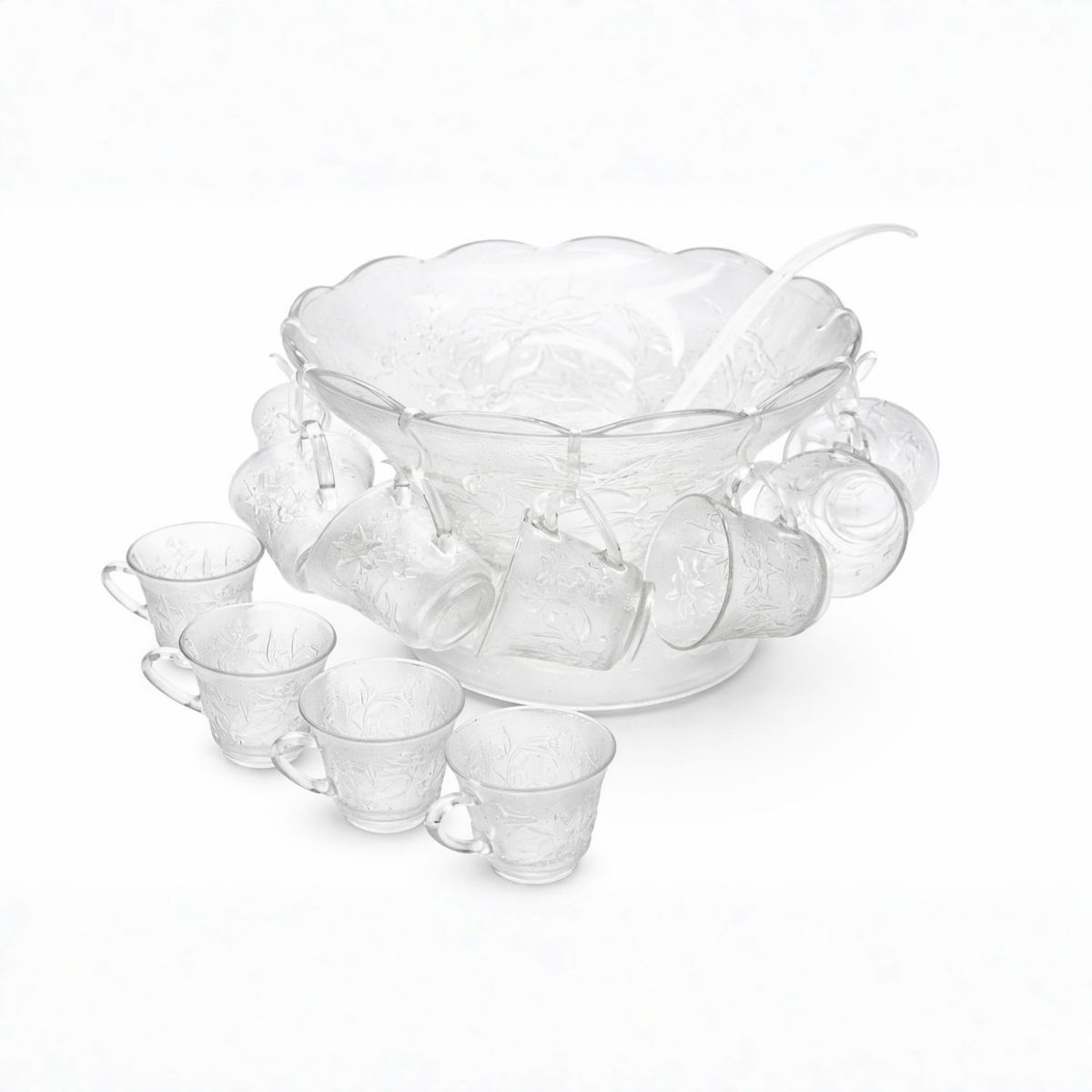 ALLEGRA - Set Ponchera 27 Piezas Coctelera De Vidrio Allegra