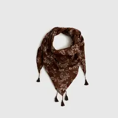 LOUNGE - Pañuelo Mujer Triángulo Flores
