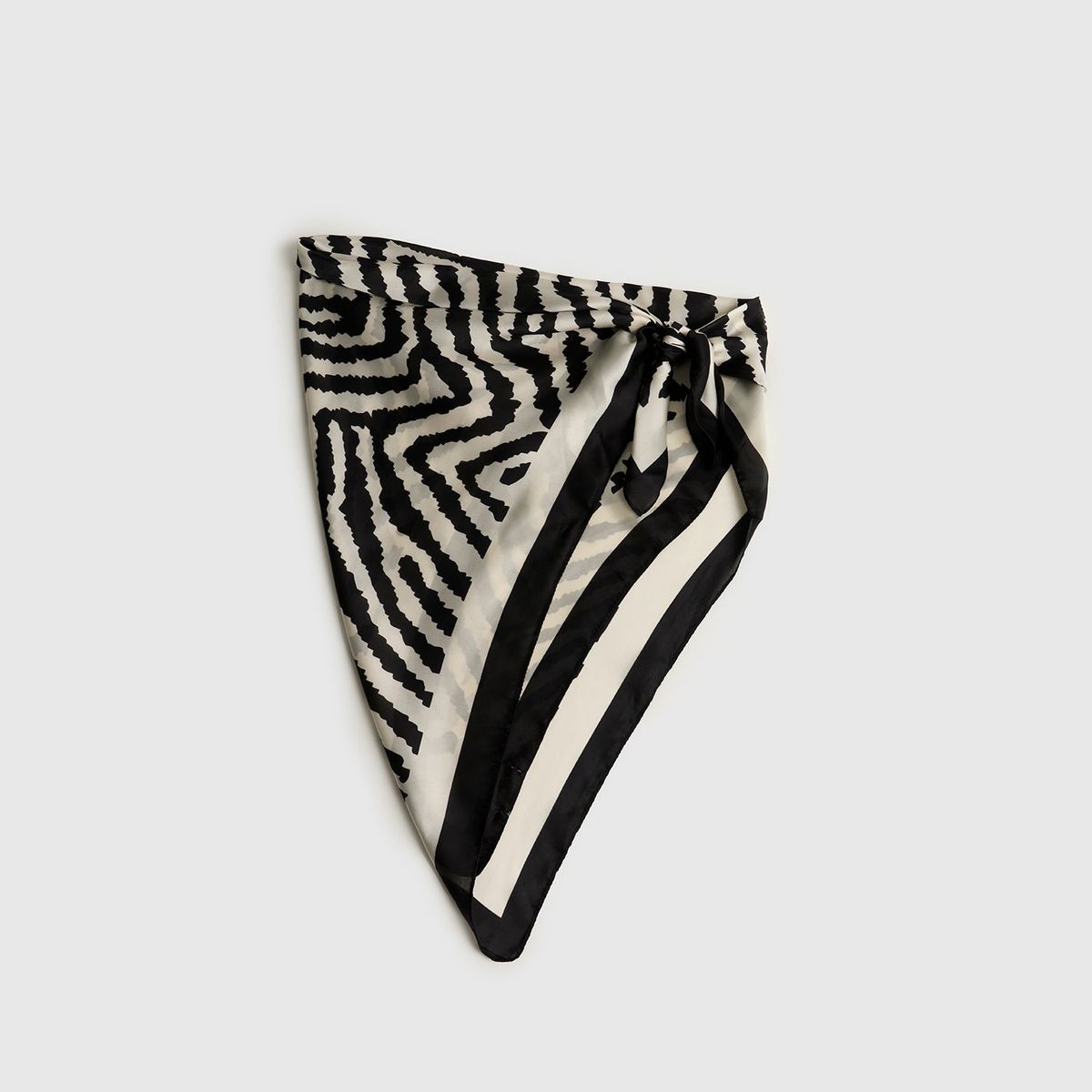 LOUNGE - Pañuelo Mujer Cuadrado Cebra