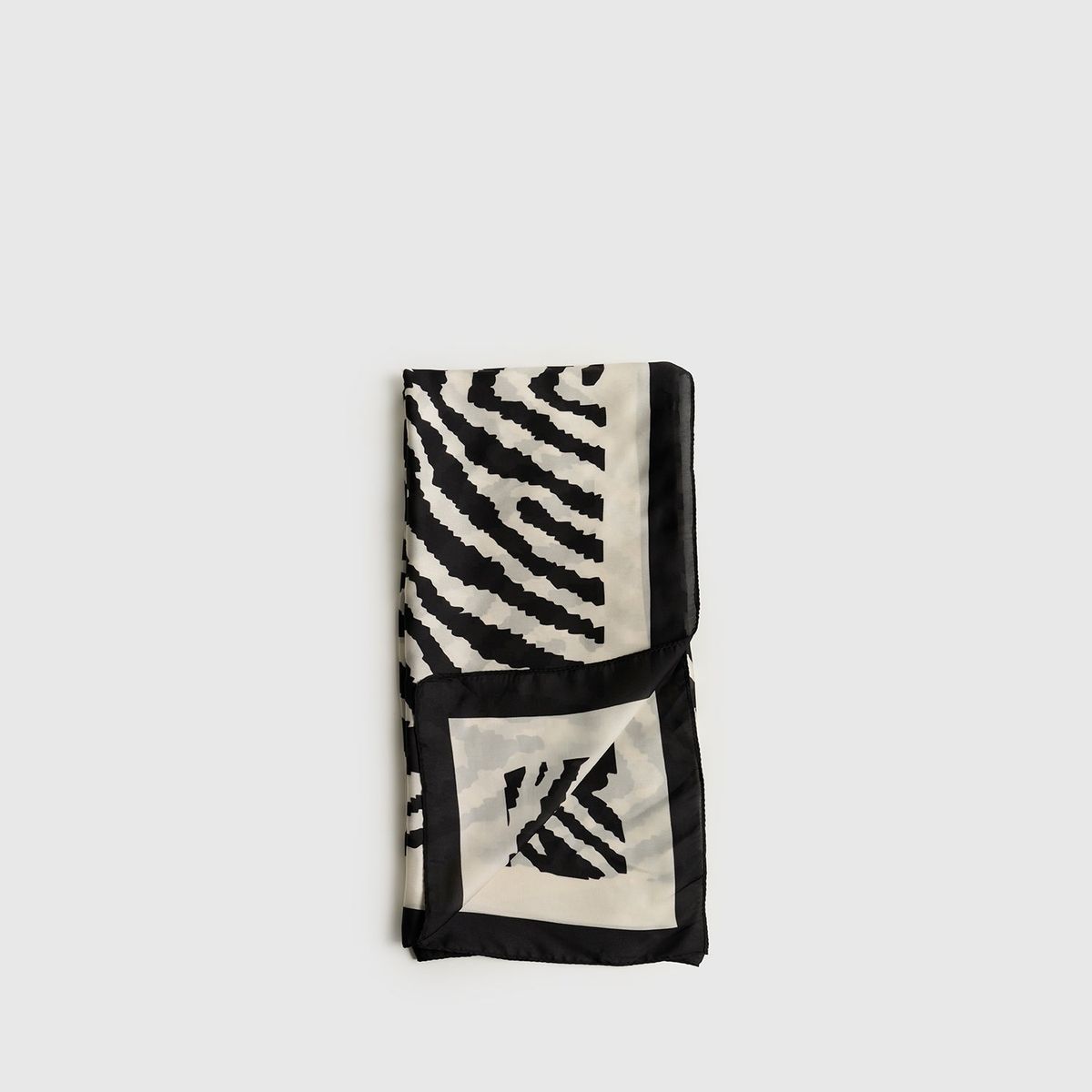 LOUNGE - Pañuelo Mujer Cuadrado Cebra