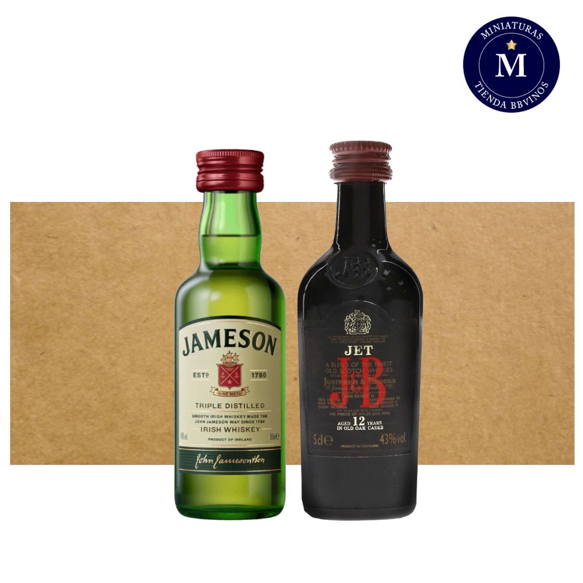 BBVINOS - Mix Miniatura Jameson & JB Jet