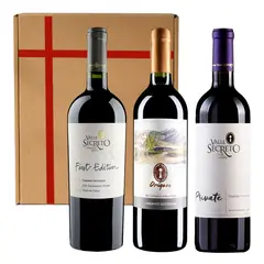VALLE SECRETO - 3 Vinos Mix Secreto Cabernet.