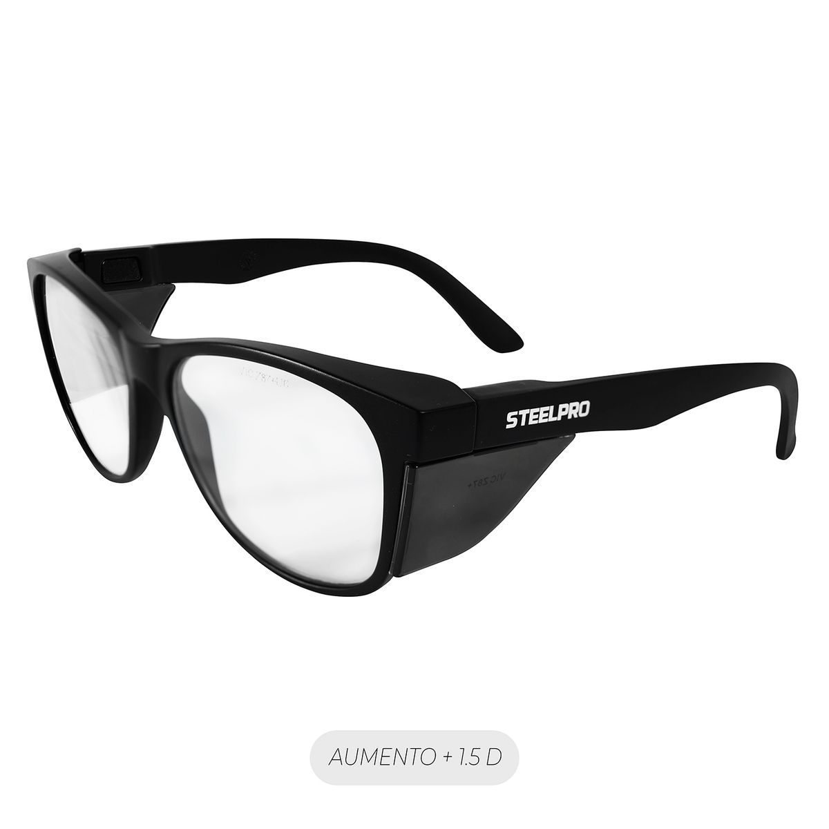 STEELPRO - Lente Seguridad Safeblack Claro Full Reader +1.5D Steelpro