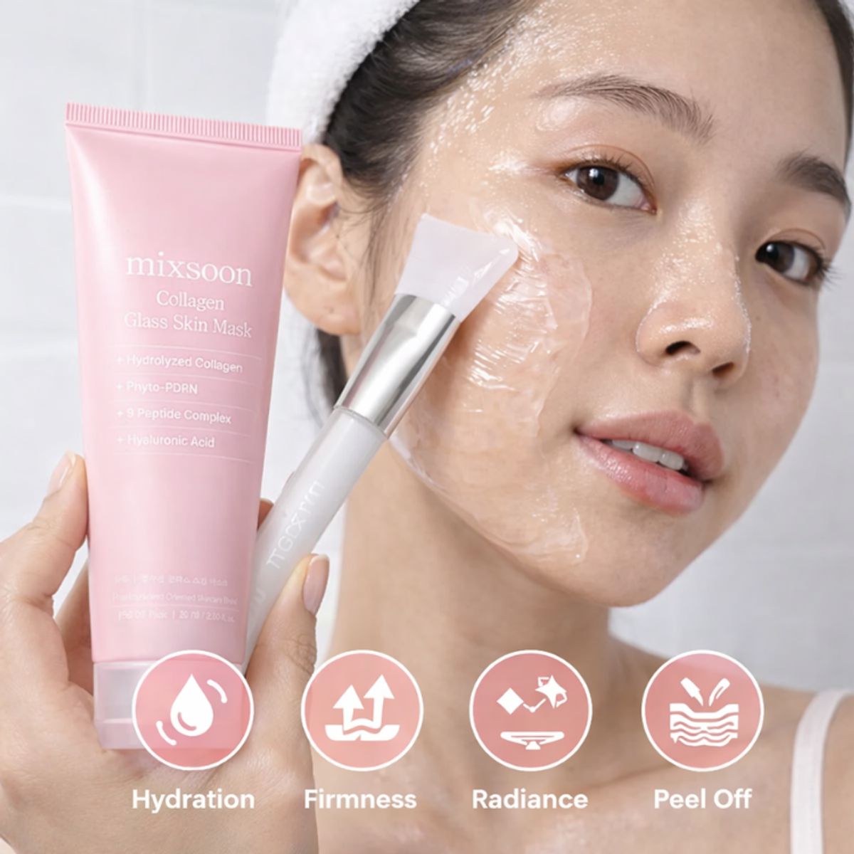 MIXSOON - Mascarilla Facial PDRN Mixsoon Collagen Glass Skin Mask 80 ml