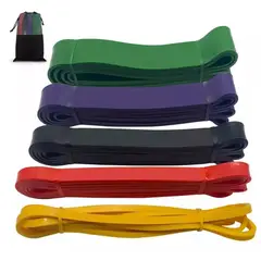 QUICKY - Power Bands Bandas Elasticas Resistencia Gym Set De 5 Latex