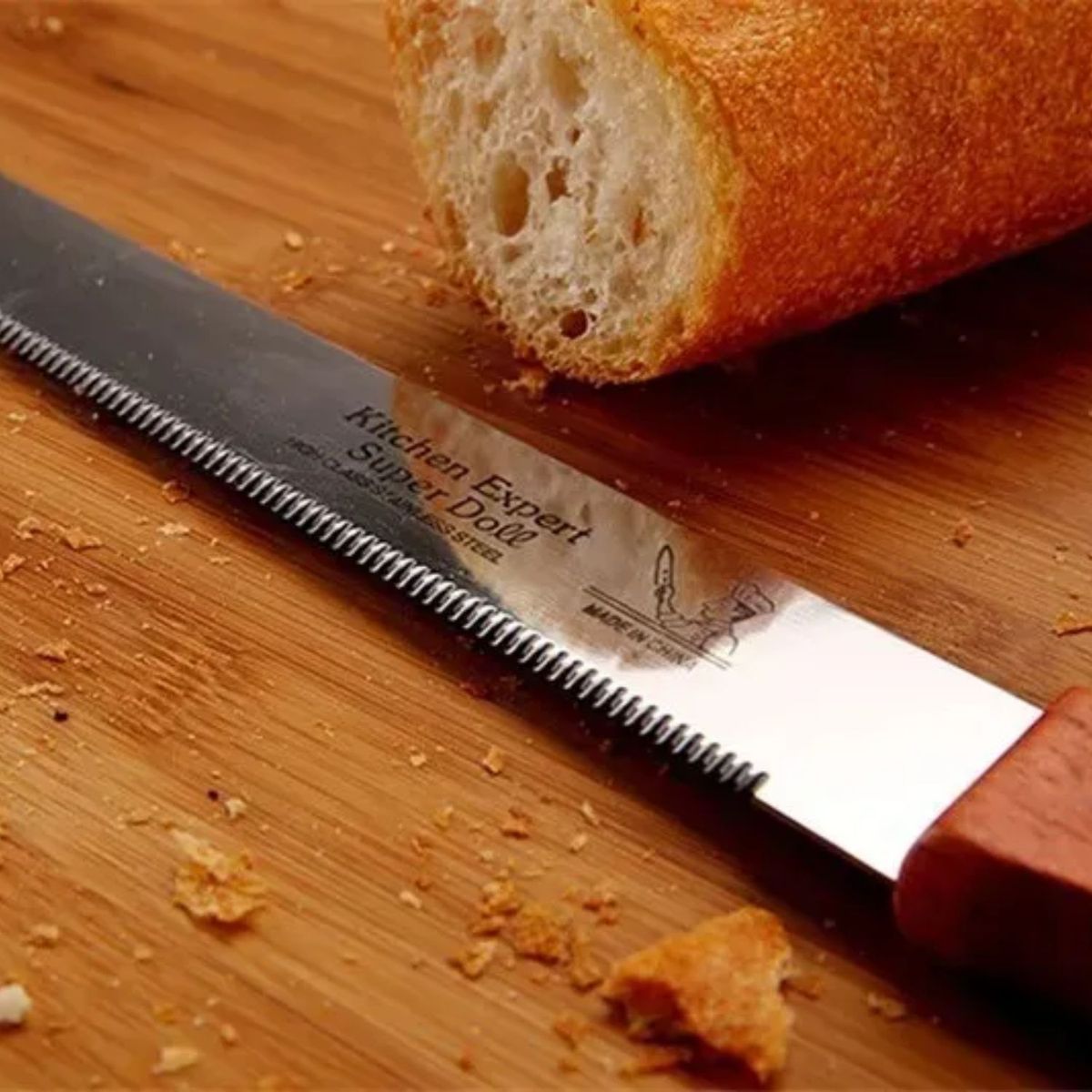 GENERICO - Cuchillo Para Cortar Pan Queque Bizcocho Torta Reposteria