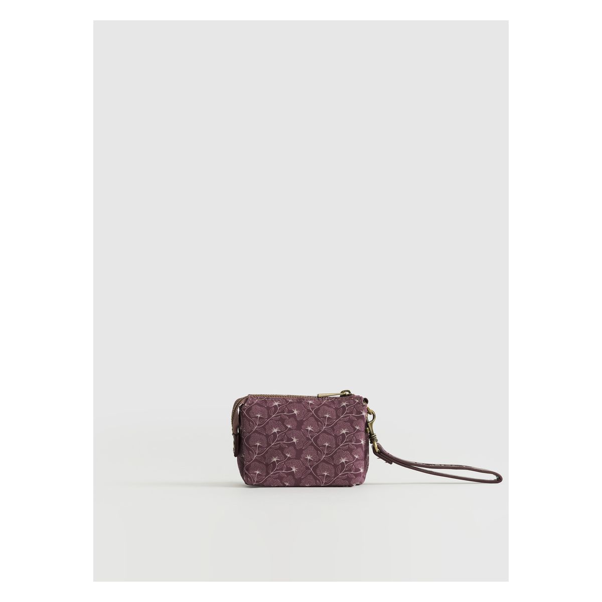 LOUNGE - Billetera Pequeña Lanyard Flores Boho LOUNGE