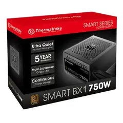 THERMALTAKE - Fuente de poder Smart BX1 750W - 80 Plus Bronze