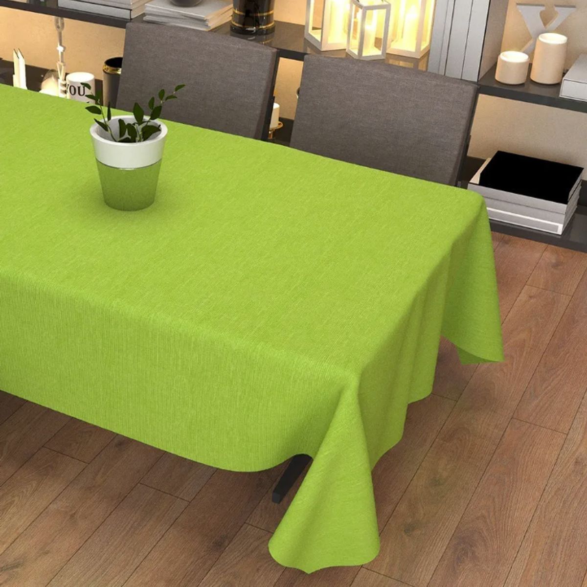 DORAL - Mantel Rustico 150 X 210 Cms. Color verde
