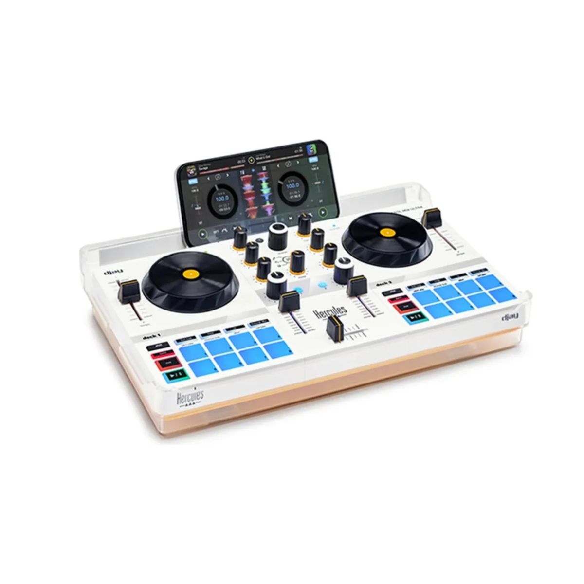 HERCULES - Controladora DJ Hercules Mix Ultra Bluetooth Portátil para Smartphone iOS Android