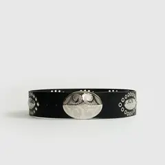 LOUNGE - Cinturón Mujer Hebilla Ovalada Escudo