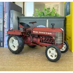 MONTREAL - Tractor A Escala Colección Decoración Vintage En Fierro