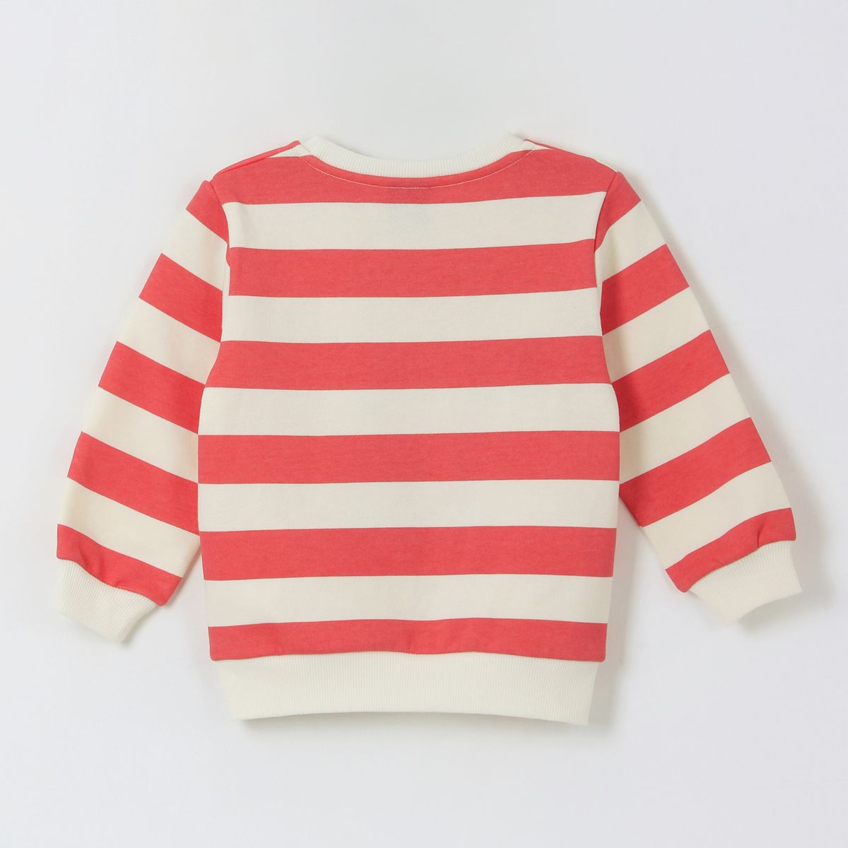 DISNEY - Polerón Cerrado Niña Rayas Minnie Mouse Blanco Disney