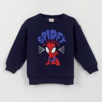 Polerón Cerado Niño Spidey To The Rescue Azul