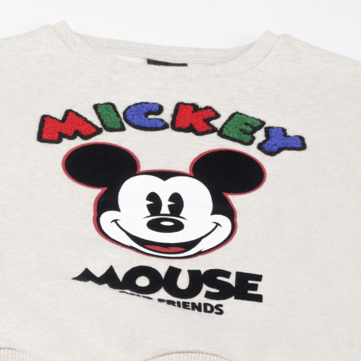 DISNEY - Polerón Cerrado Niño Back Print Mickey Mouse Gris Disney