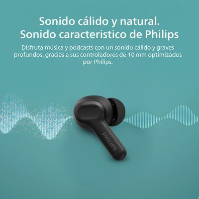 Imagen 2 del producto Audifonos Bluetooth TAT1109 TWS Negro Negro