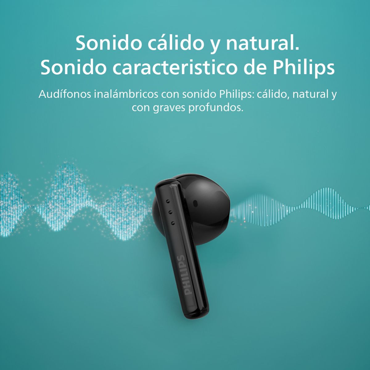 PHILIPS - Audifonos Bluetooth Philips TAT1139 TWS Negro