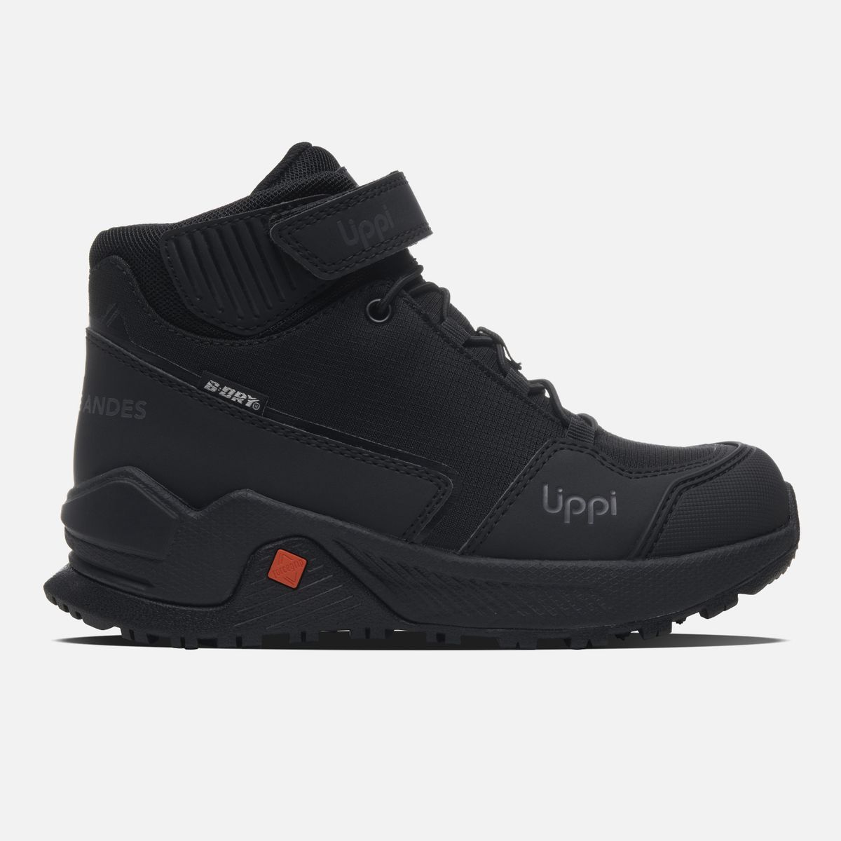 LIPPI - Zapatilla Unisex Motion Mid Kids B-dry Negro Lippi