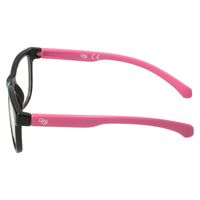 Lentes Infantil con Protector Pantalla Filtro Azul color Negro Rosado