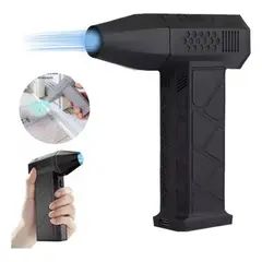 RIOVEO - Soplador De Hojas Sopladora Portátil Ordenador Color Negro