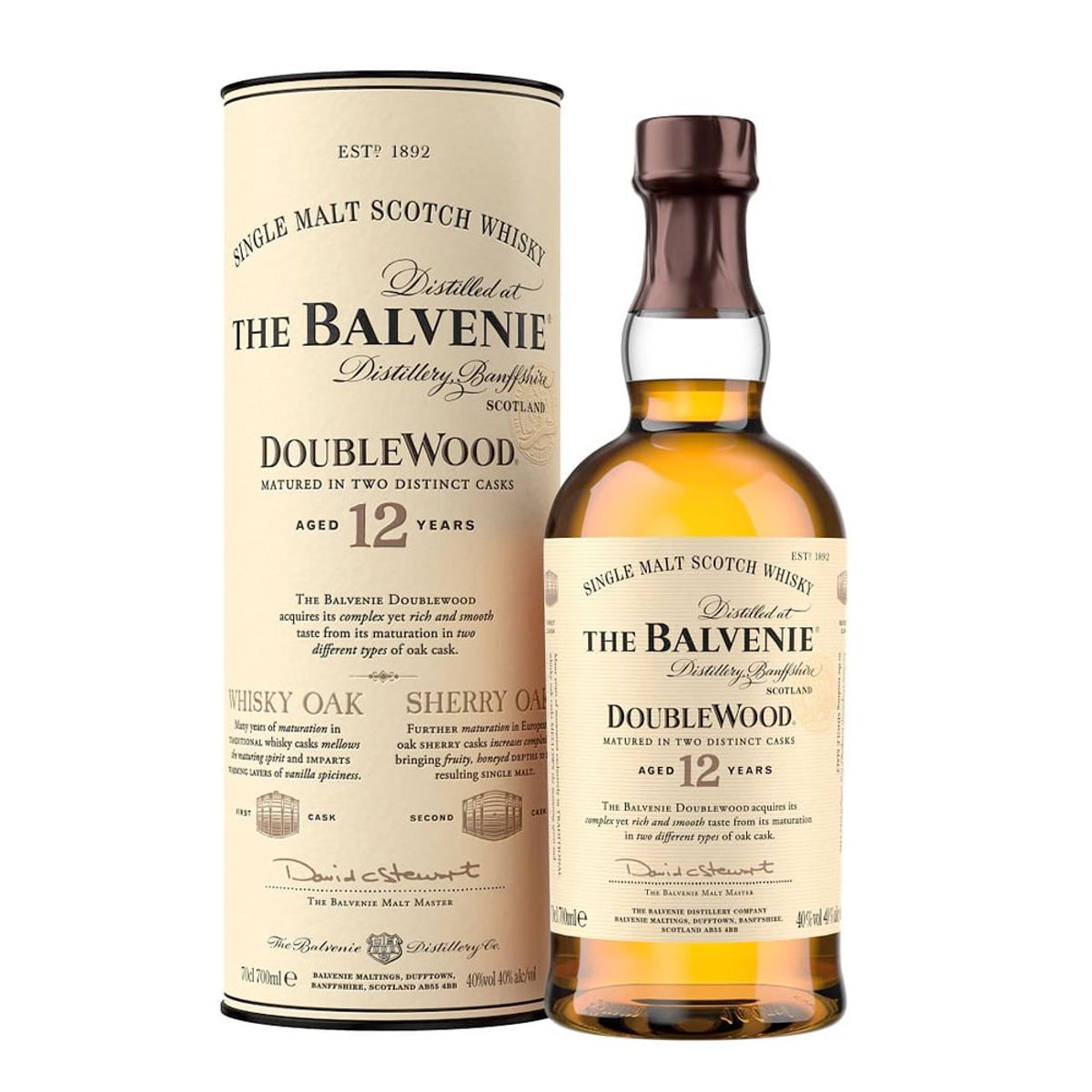 BBVINOS - Whisky The Balvenie 12 Años 700ml 40%