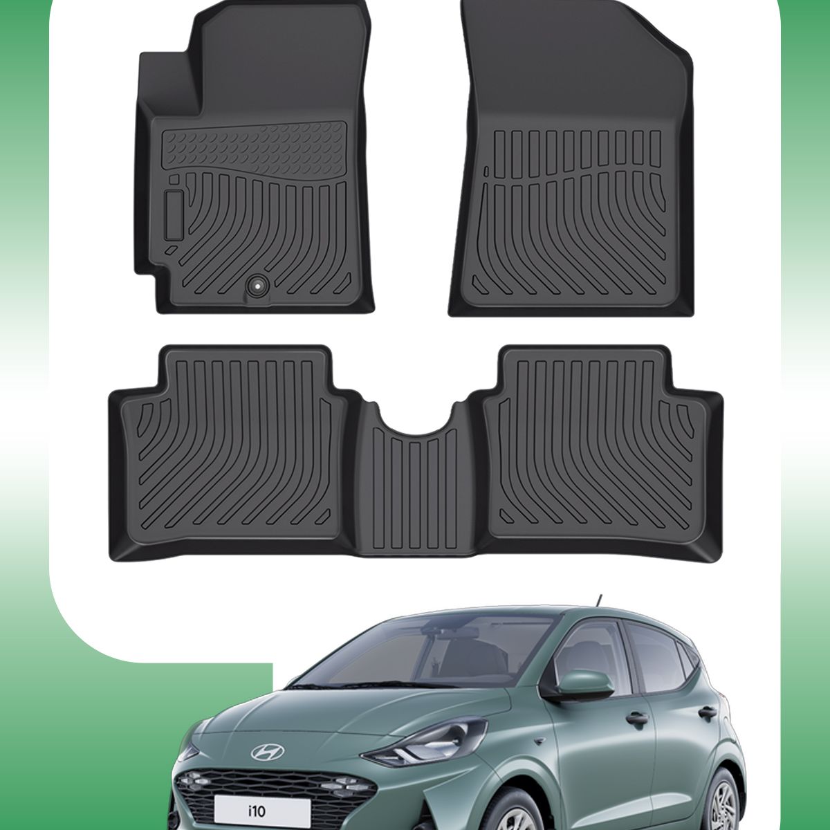 OM INDUSTRIAS PREMIUM - Piso Bandeja Calce Perfecto Hyundai i10 2021-2026